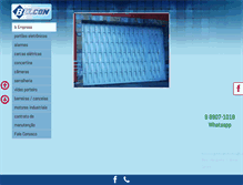 Tablet Screenshot of belconsegurancaeletronica.com.br